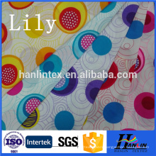 Wholesale 100% polyester 210t 190t dyed and printed taffeta lining